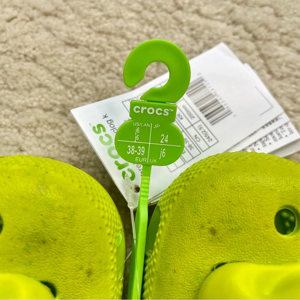 [US J6] CROCS CLASSIC CLOGS DreamWorks Shrek Kids Green